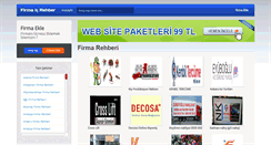 Desktop Screenshot of firmaisrehber.com